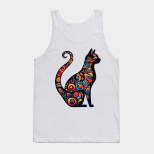 Kaleidoscope Kitty Tank Top